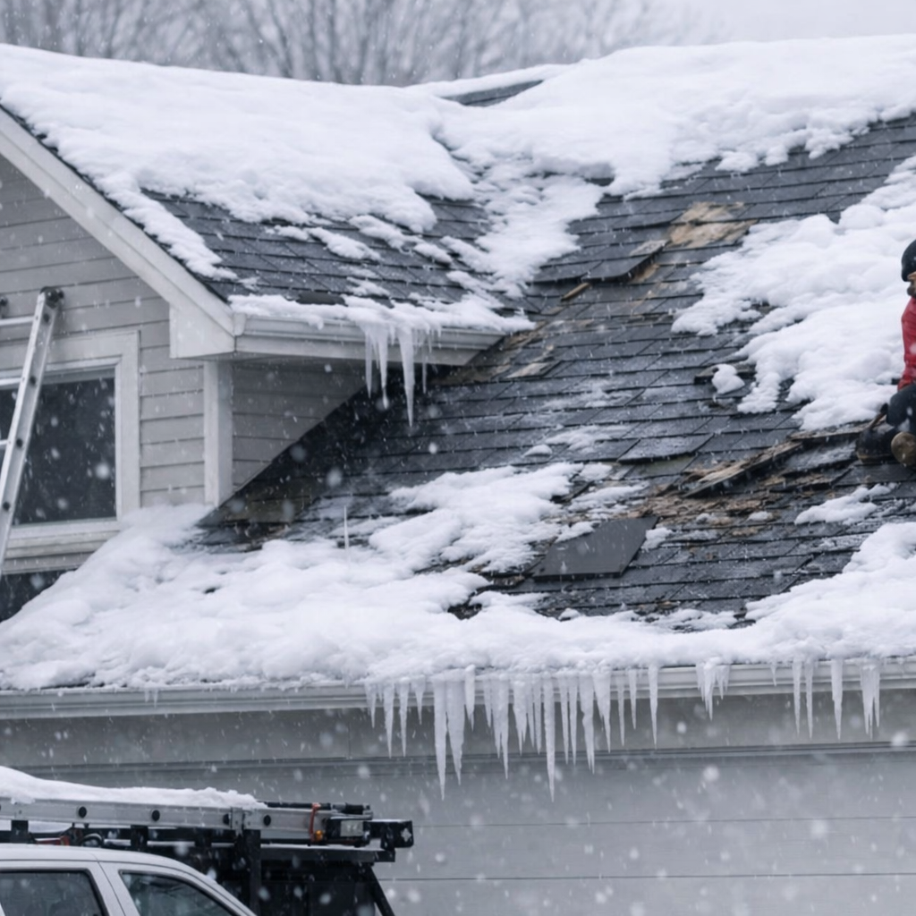 Winter Roof Repair in Northern Ohio