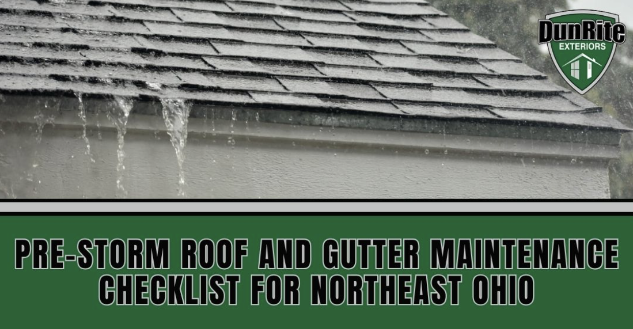 Pre-Storm Roof and Gutter Maintenance Checklist for Northeast Ohio