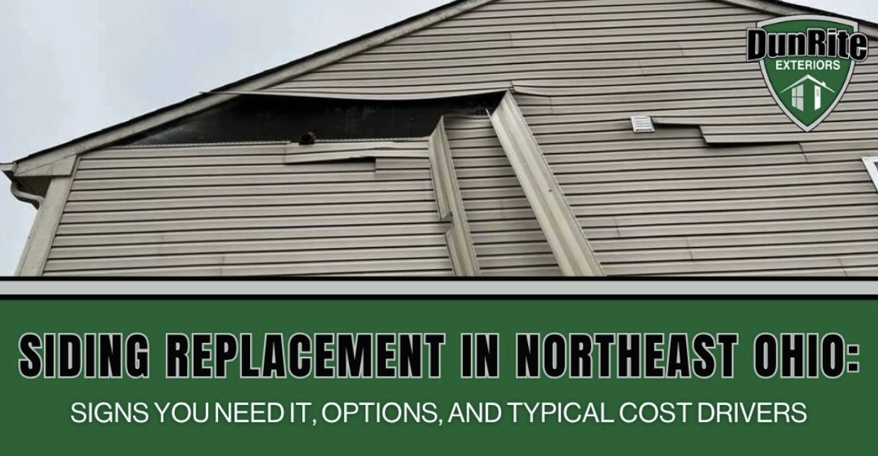 Siding Replacement in Northeast Ohio: Signs You Need It, Options, and Typical Cost Drivers